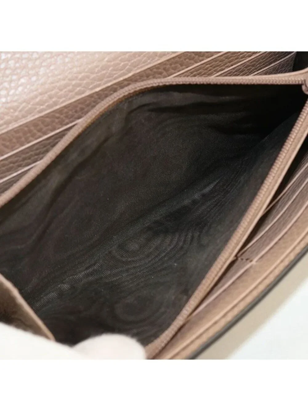 ★SOLD★ Gucci Bicolor Continental Wallet Double Bifold Leather - Picture 4 of 8